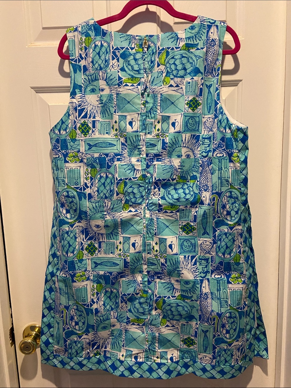 Lilly Pulitzer Aisling  Shift Romper NWT - Size 16- Mint Condition Harlillyquin - Picture 4 of 9